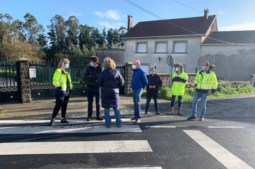 A Deputación completa os trámites de expropiación para as obras de mellora da seguridade da estrada de Caxadas a Baíñas, en Vimianzo