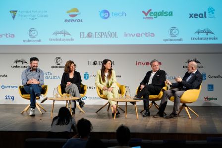 Rosa Ana García destaca o impacto do Plan de Emprego Local na comarca de Ferrolterra na Gala do VIII Premio Joven Empresario
