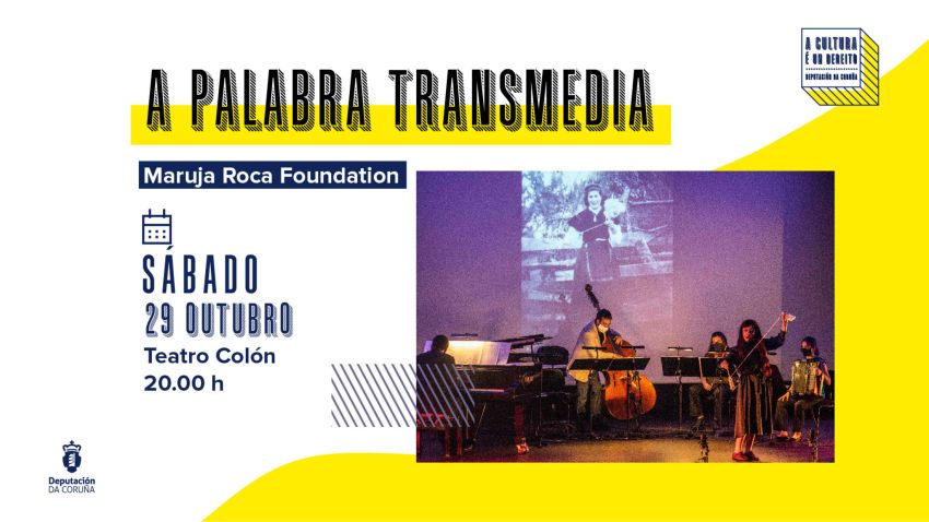 Cultura da Deputación organiza no Teatro Colón o ciclo ‘A palabra transmedia’