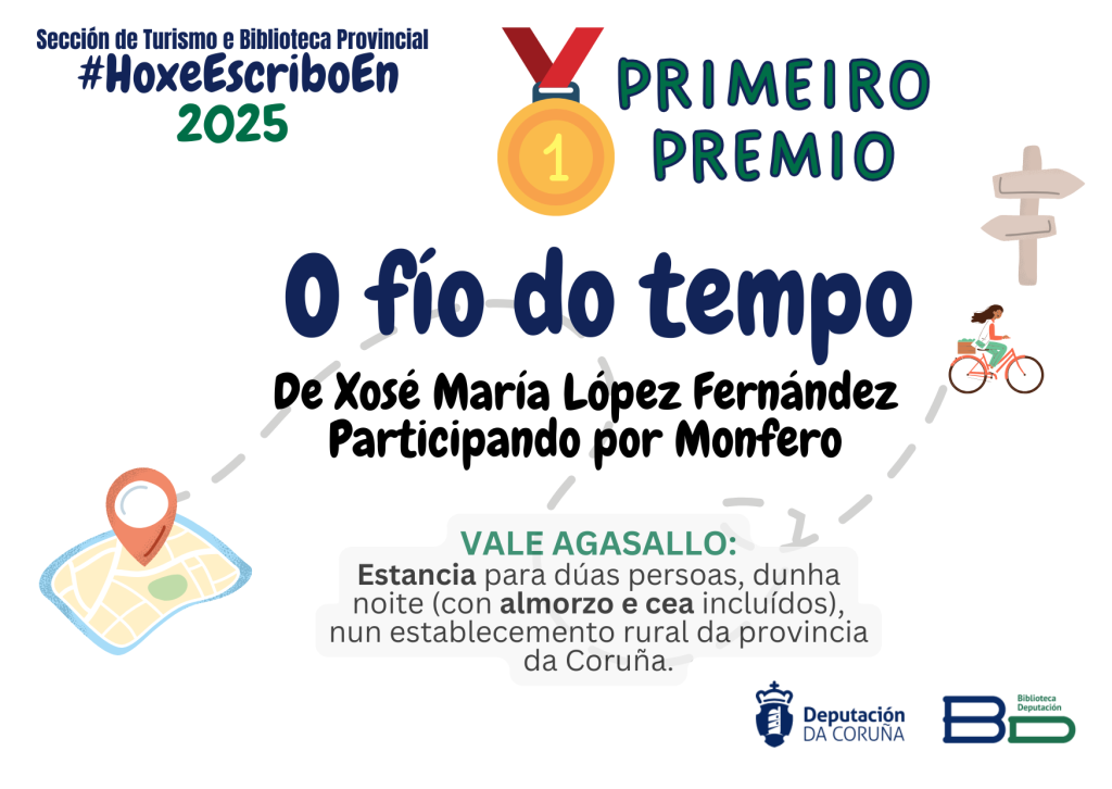 Entrega de premios do concurso de relatos pola Provincia HoxeEscriboEn 2025