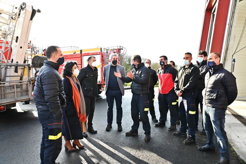 Blas García confirma que a Deputación seguirá apostando por mellorar o Consorcio Provincial de Incendios e Salvamento