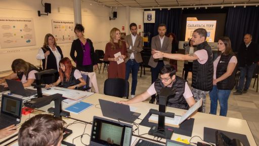 Unha exposición mostra o traballo de dixitalización do Archivo Municipal de Caravaca