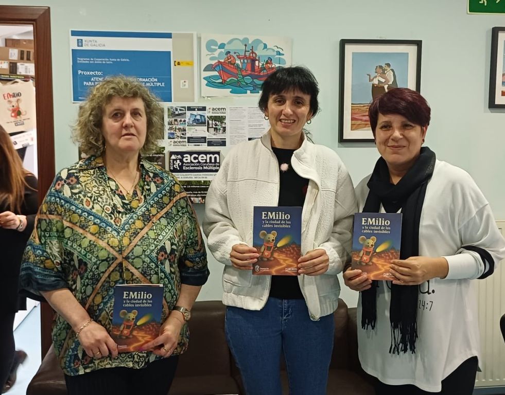 A Deputación e ACEM editan o conto infantil “Emilio y la ciudad de los cables invisibles”, que axuda a explicar a esclerose múltiple aos máis pequenos