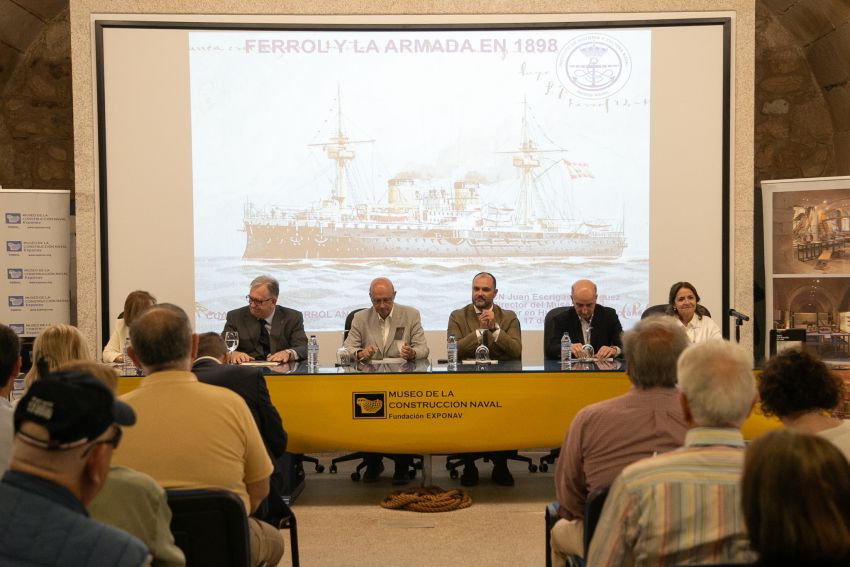 A Deputación da Coruña e o Club de Prensa de Ferrol presentan o novo caderno de FerrolAnálisis sobre a relación histórica entre Ferrol e a Armada en 1898