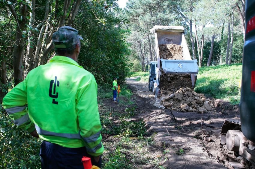 A Deputación da Coruña comeza as obras do aparcadoiro en Balarés