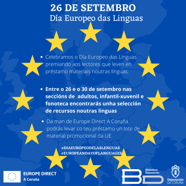 Semana Europea das Linguas na biblioteca da Deputación da Coruña