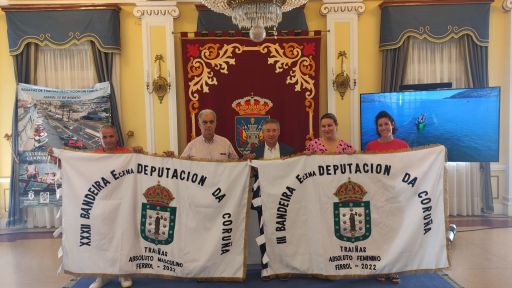 Ferrol acolle o luns a Bandeira de Traiñeiras “Deputación da Coruña”