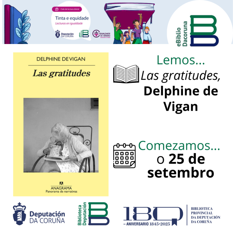 Las gratitudes (Sala tinta e equidade, do 1 ao 21 de setembro)