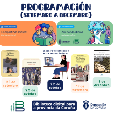 Volven os Clubs de lectura en liña da Biblioteca Provincial