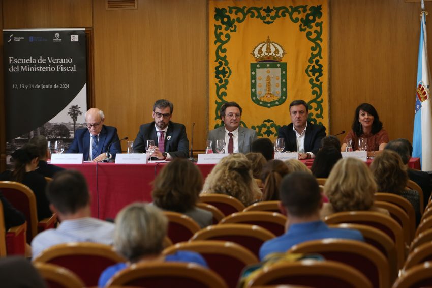 Clausura da Escola de Verán do Ministerio Fiscal en Mariñán