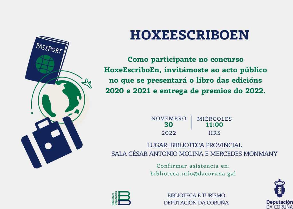 Acto do Concurso #HoxeEscriboEn