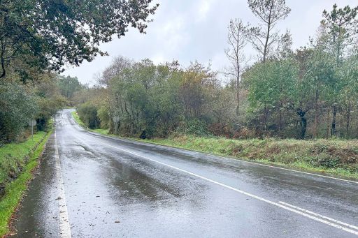 A Deputación saca a licitación a redacción do proxecto de mellora da seguridade viaria na DP 2904 entre Coristanco e Santa Comba