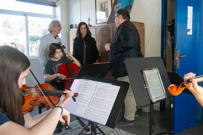 A Deputación apoia o conservatorio de Noia con 25.000 euros dentro das axudas a escolas e conservatorios de música municipais