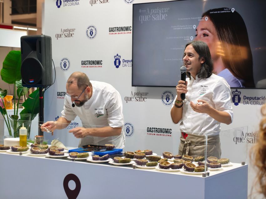 Regueira celebra a gran acollida de ‘A paisaxe que sabe’ no Gastronomic Forum Barcelona