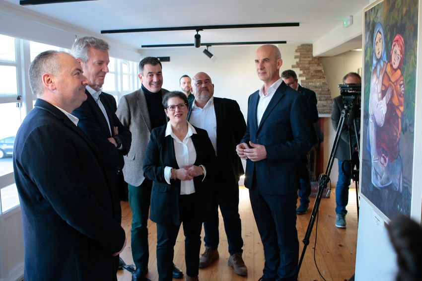 A Deputación pon en valor a figura de María Antonia Dans na inauguración da súa Casa Museo, no Concello de Curtis