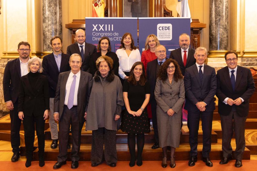 Rioboo participou na entrega dos premios da Fundación CEDE na Coruña