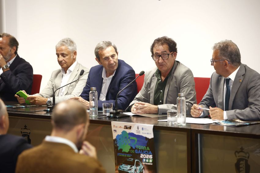 A Deputación acolle a presentación do Rally Terra de Galicia 2026, que contará con 40 participantes