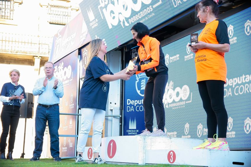 El Ghazounay Mohamed e Cristina Ruíz, gañadores absolutos da 10k “Os 10.000 peregrinos” celebrada hoxe en Santiago