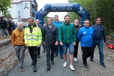 A Deputación inaugura a senda ZEC, máis de 26 quilómetros de ruta ciclable que discorre polos municipios de Abegondo, Betanzos, Bergondo e Carral