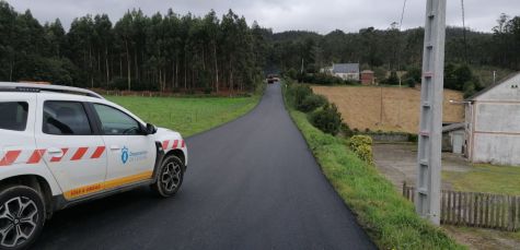 A Deputación comeza as obras de ampliación e mellora da estrada Galanas a Cacheiras, en Teo, nas que inviste 535.320 euros