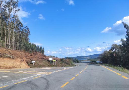 A Deputación inicia as obras de  mellora da seguridade do cruzamento de Landoi, en Cariño