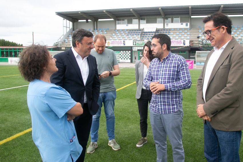 Valentín González Formoso destaca en Santa Comba o papel do Plan Único na mellora dos servizos e infraestruturas municipais