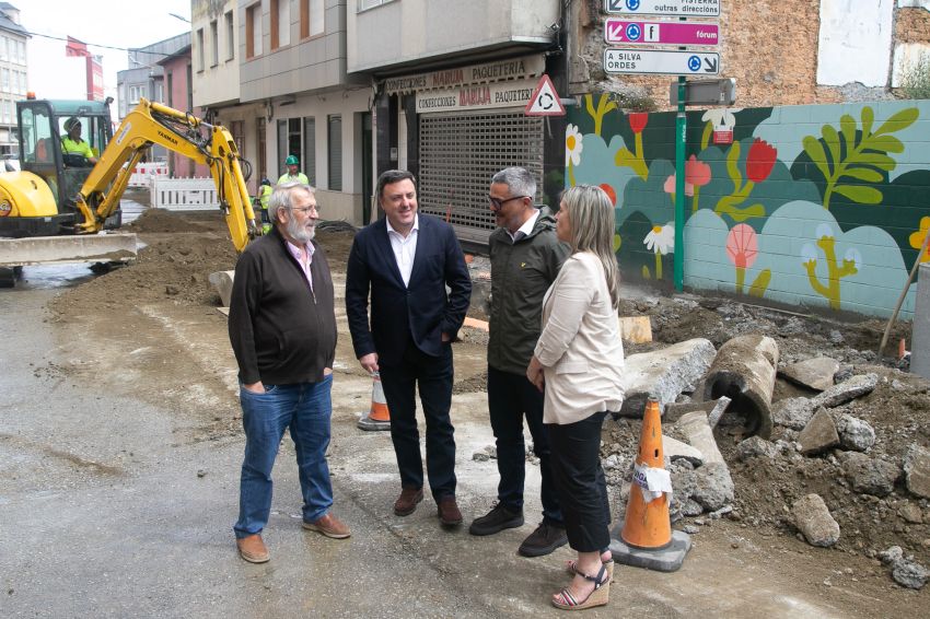 A Deputación da Coruña e o Concello de Carballo rematan as obras da travesía de Sísamo, completando un investimento de 3,5 millóns de euros en tres fases