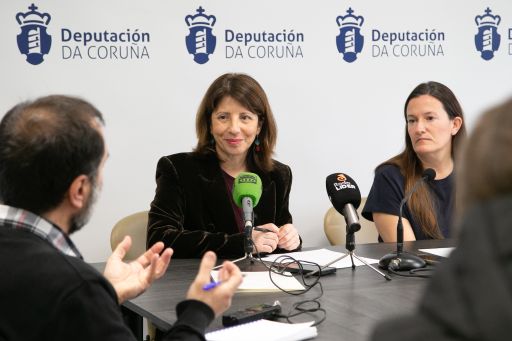A deputada de Igualdade, Sol Agra Tuñas, presentou hoxe as actividades que desenvolverá a Deputación da Coruña con motivo do 8M