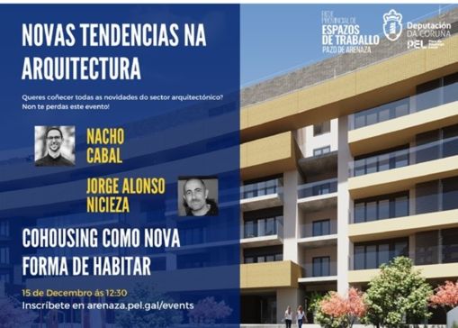 O coworking do Pazo de Arenaza organiza un webinar sobre “Cohousing como nova forma de habitar