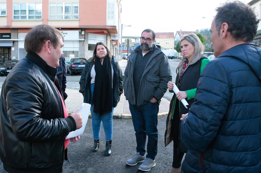 A Deputación visita o Concello de Fene para analizar o estado de varias estradas