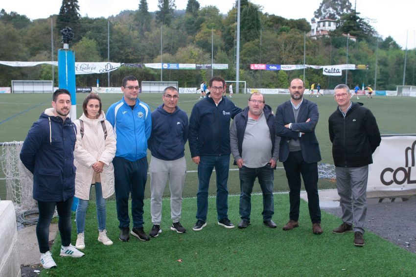 Bernardo Fernández e Antonio Leira destacan en Pontedeume o apoio da Deputación deporte de base