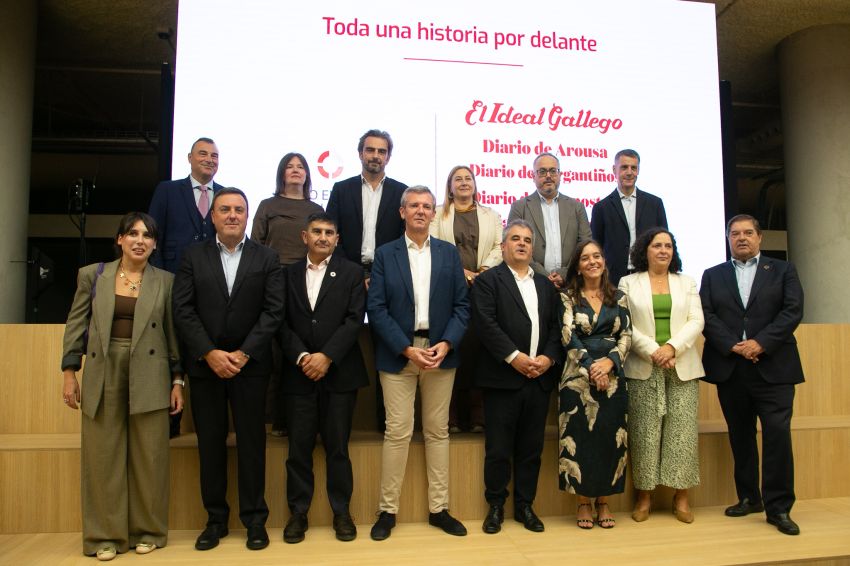 A Deputación da Coruña celebra a nova etapa do Grupo Editorial El Ideal Gallego