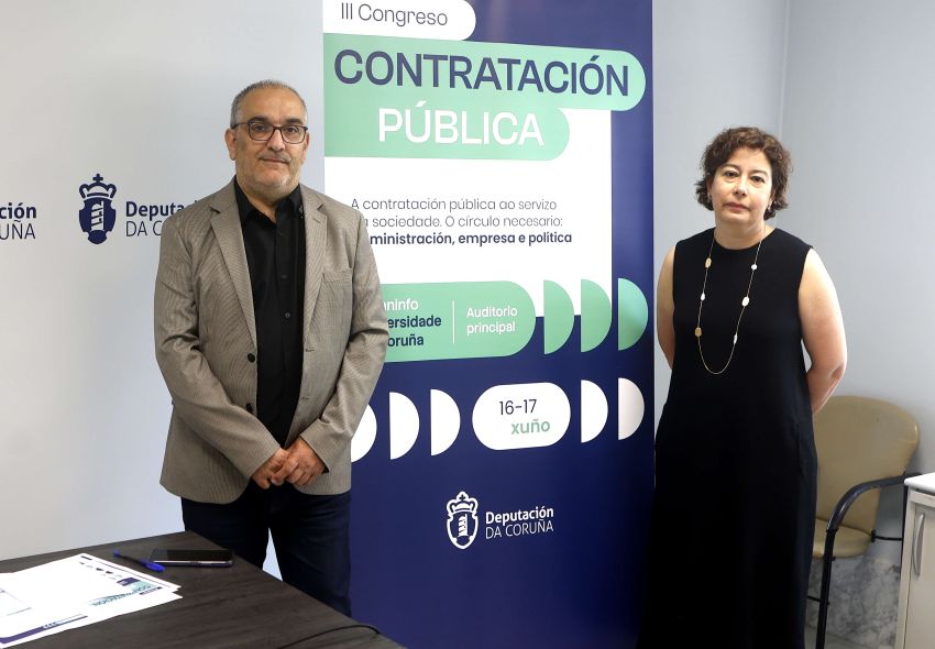 O III Congreso de Contratación Pública da Deputación da Coruña reunirá na cidade especialistas de todo o Estado