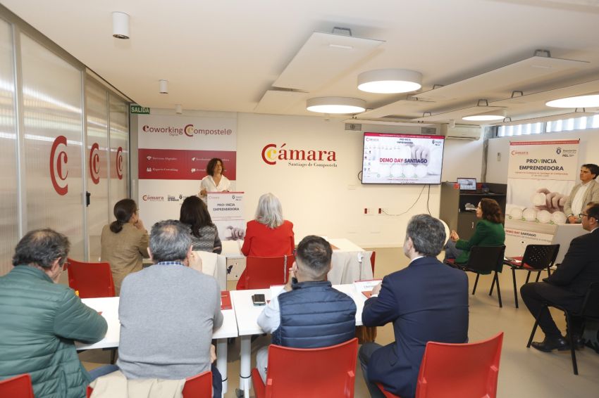A Deputación da Coruña e a Cámara de Comercio de Santiago culminan o primeiro ano do programa Provincia Emprendedora con 78 proxectos empresariais atendidos