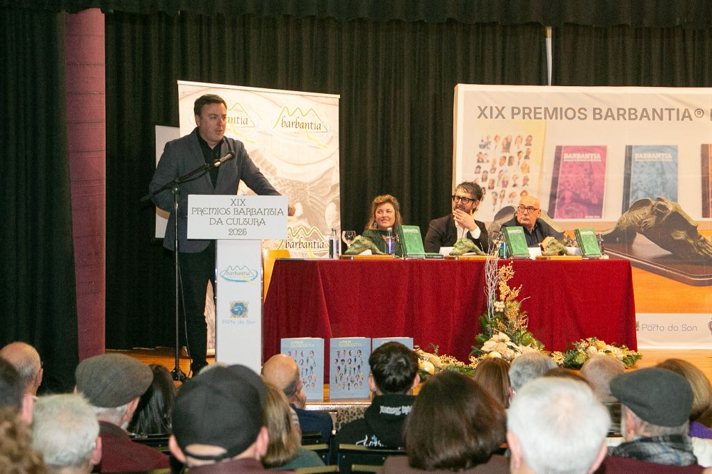 A Deputación da Coruña destaca a forza cultural do Barbanza nos Premios Barbantia 2025