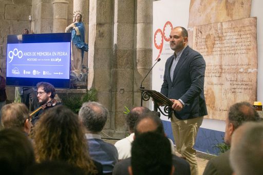 A Deputación da Coruña participa na conmemoración do 900 aniversario do Mosteiro de San Salvador de Bergondo