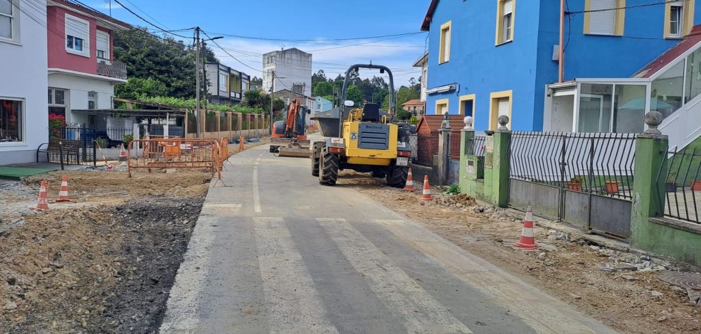 A Deputación inicia as obras de mellora da DP-0105 en Cortiñán, Bergondo