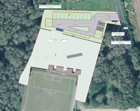 A Deputación licita por 92.885 euros as obras de construción dunha área de autocaravanas en Cabanas