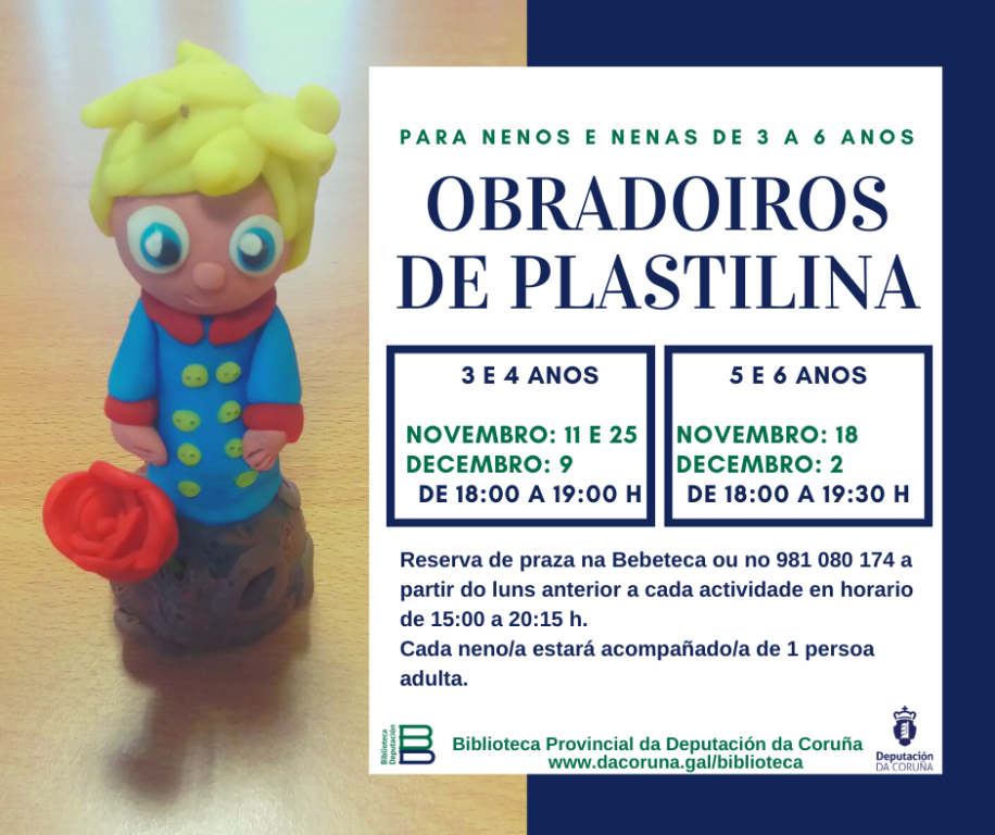 Venres de plastilina na Bebeteca