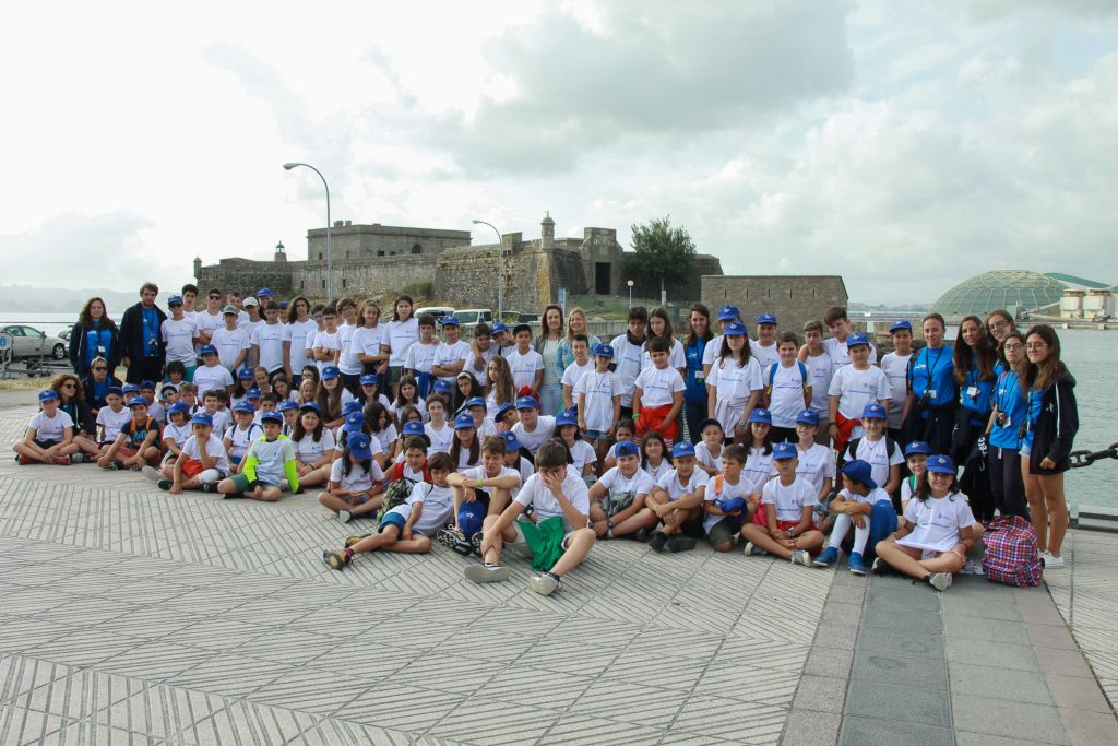 Catrocentos nenos e nenas  da provincia participan desde o domingo  nos campamentos deportivos da Deputación