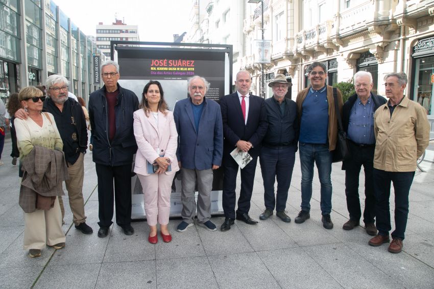A Deputación apoia a posta en valor da obra de José Suárez na Coruña