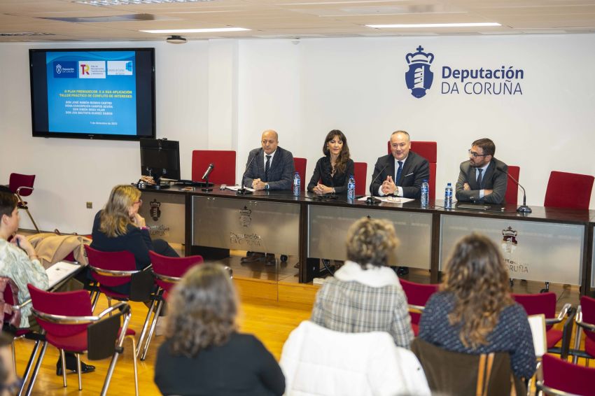 A Deputación da Coruña informa aos concellos do seu plan antifraude para xestionar os fondos Next Generation