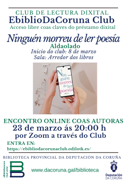 Encontro con Aldaolado no club EbiblioDaCoruna