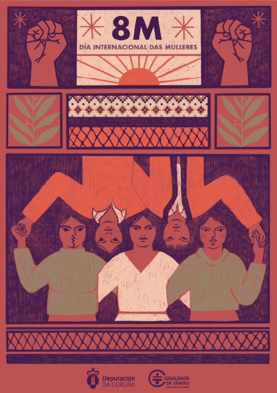 A programación da Deputación neste 8M pon o acento en que sen as mulleres non hai progreso nin xustiza social