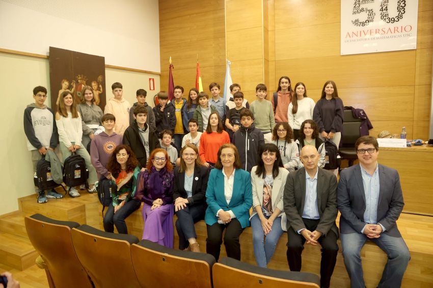 Deputación apoia un ano máis o programa ESTALMAT da USC para estimular o talento matemático da mocidade galega