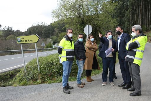 A Deputación adxudica as obras de  mellora da seguridade do cruce de Landoi, en Cariño, que comezarán este verán