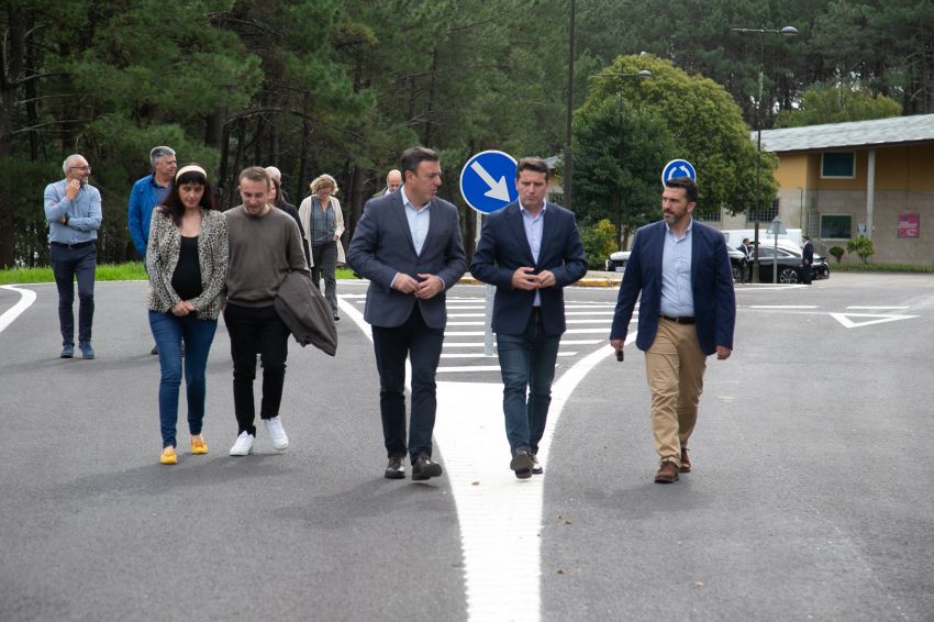 A Deputación remata as obras da estrada DP 1102 de Cespón a Vidres, en Boiro, tras un investimento de 1,2 millóns de euros