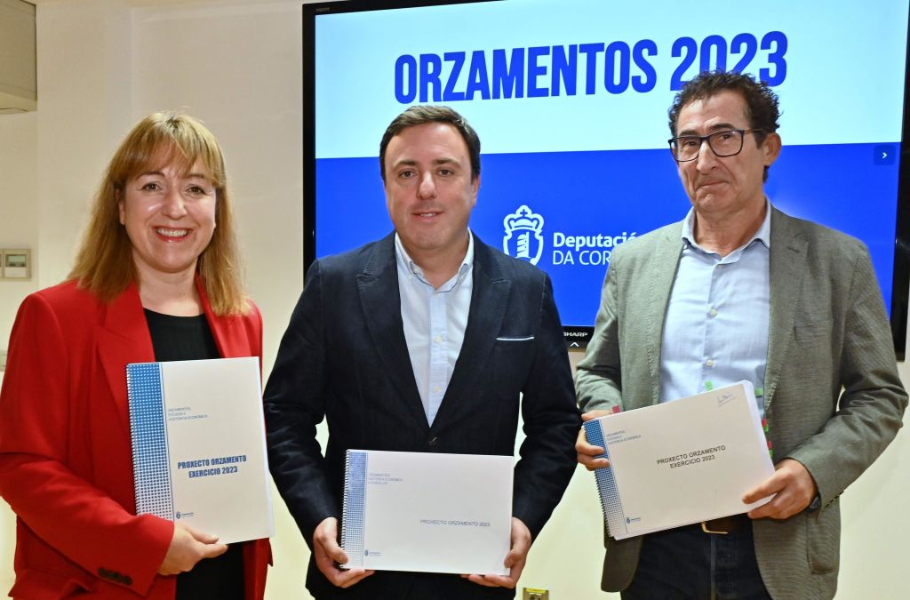 A Deputación da Coruña presenta un orzamento de 207,2 millóns de euros centrado na creación de emprego, a protección social e a loita contra o despoboamento do rural