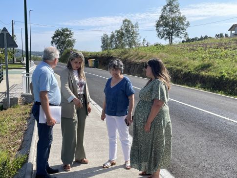 A Deputación completa as obras de mellora da seguridade viaria da DP 4901 en Moeche