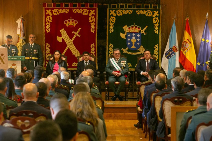 O Pazo de Mariñán acolle o acto institucional polo 182 aniversario da Garda Civil